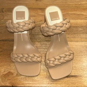 Dolce Vita Paily braided sandal in cream